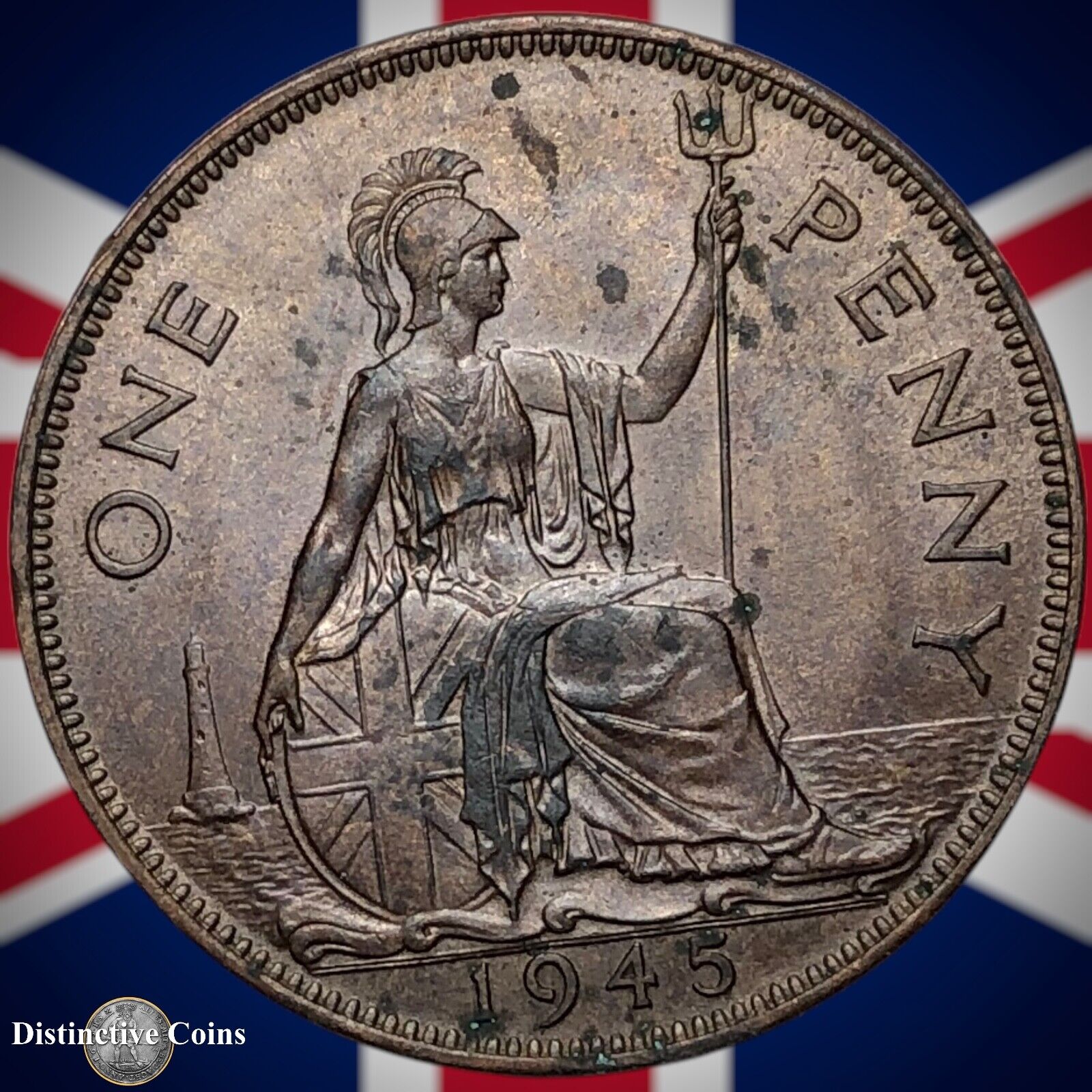 Great Britain 1945 Penny 1d GB7277