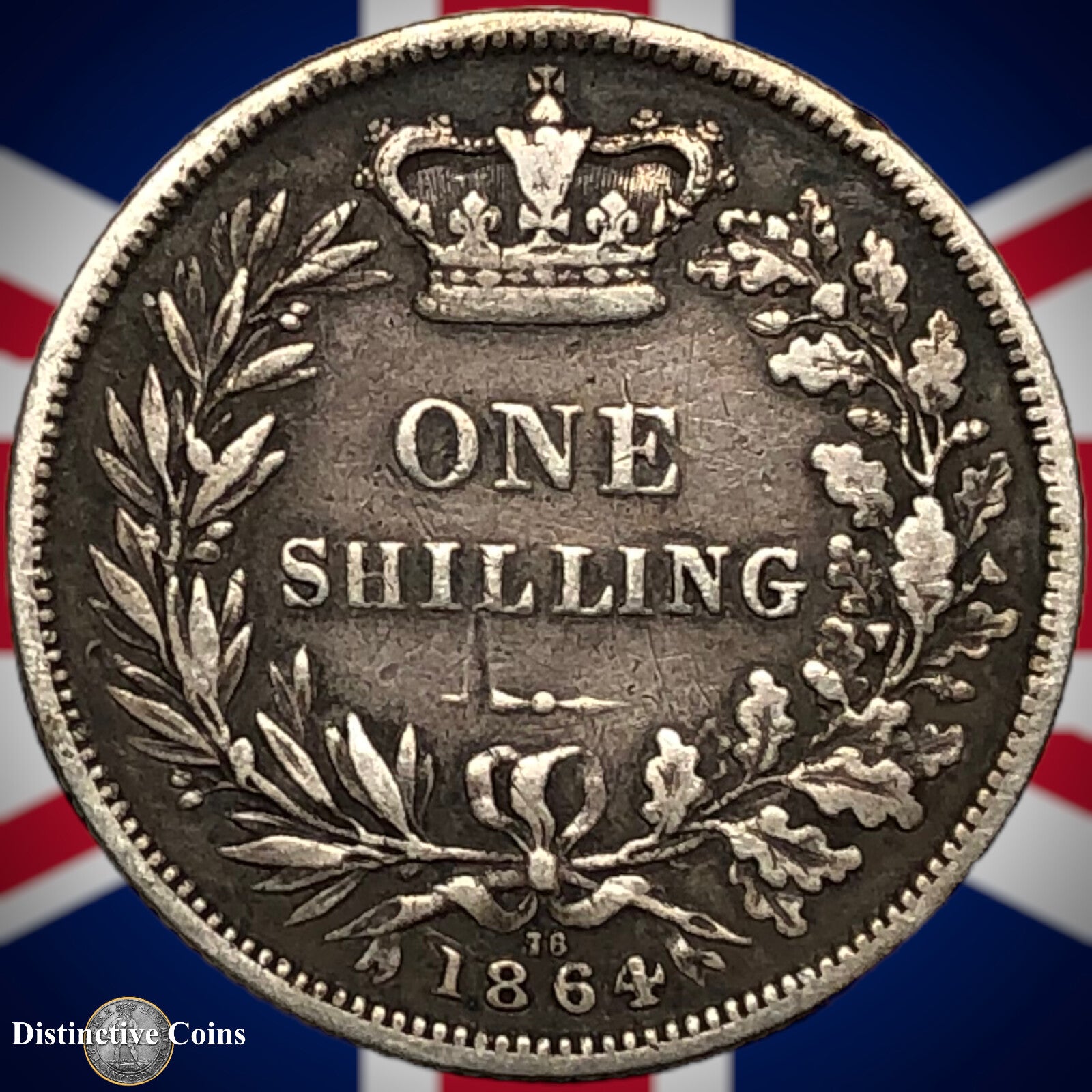 Great Britain 1864 British One Shilling GB0269