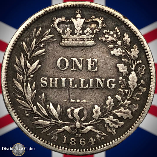 Great Britain 1864 British One Shilling GB0269