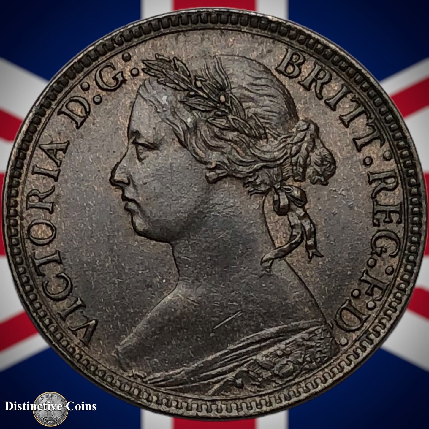 Great Britain 1875 H Farthing 1/4d GB3765