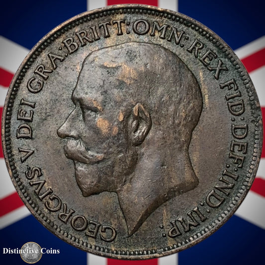 Great Britain 1917 Penny 1d GB6852