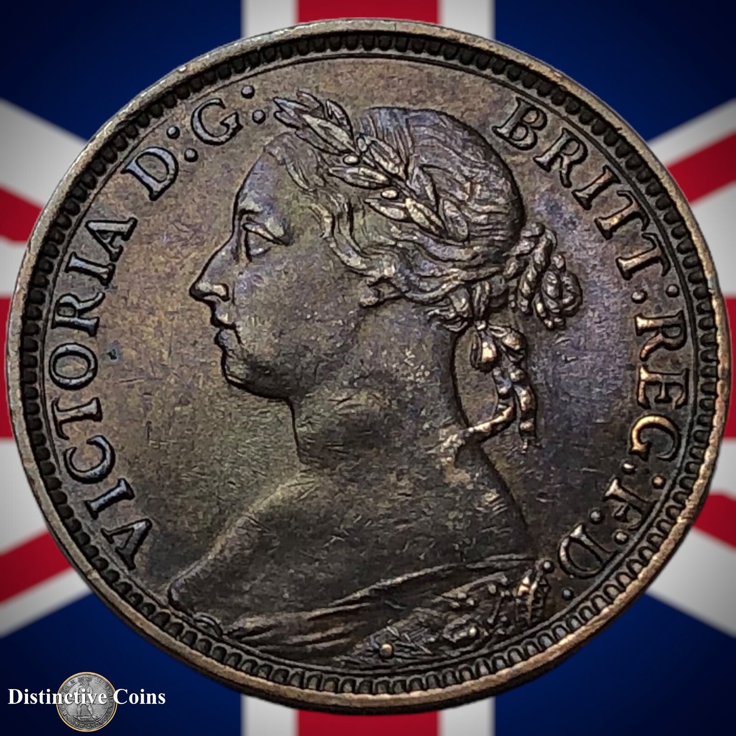 Great Britain 1881 H Farthing 1/4d GB4018