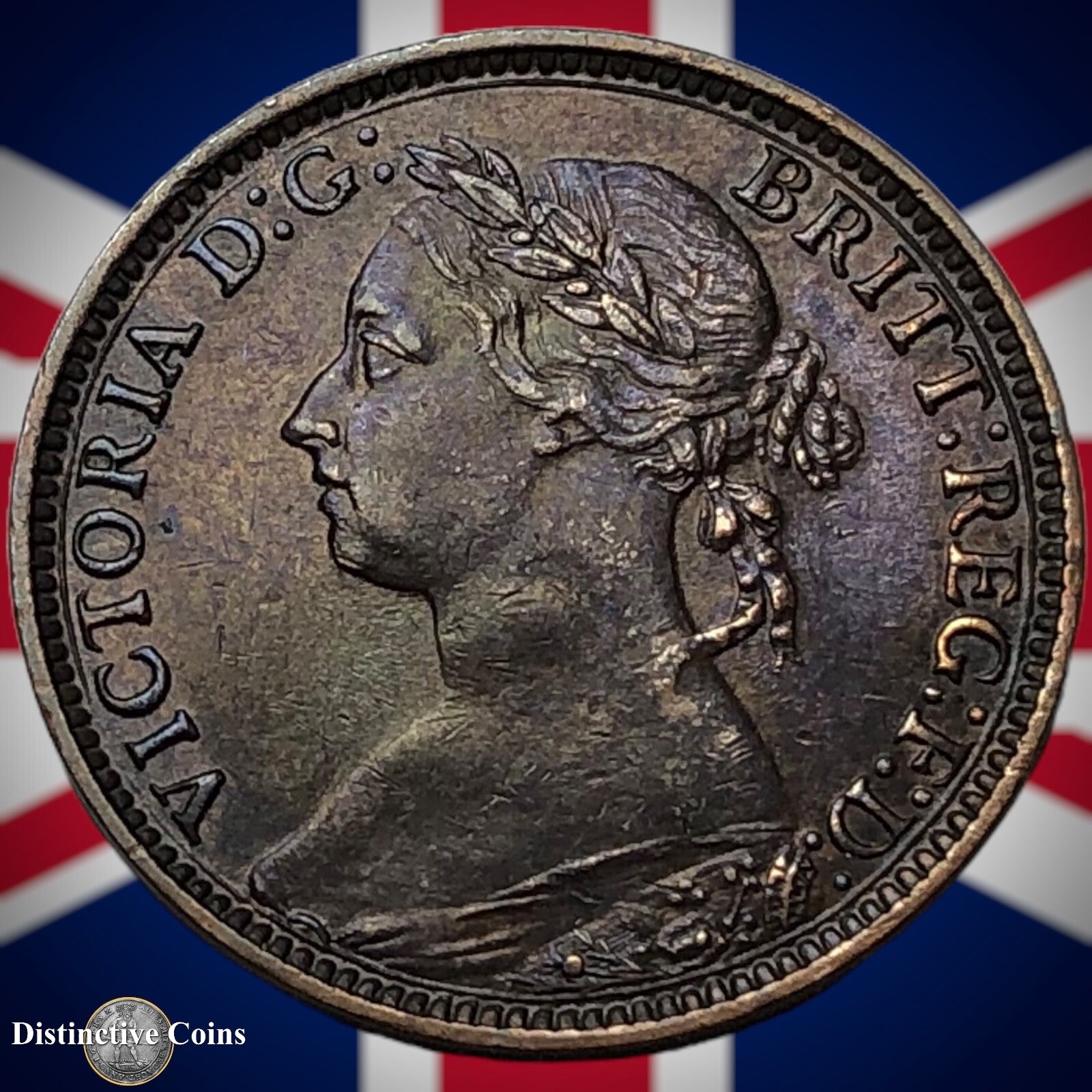 Great Britain 1881 H Farthing 1/4d GB4018