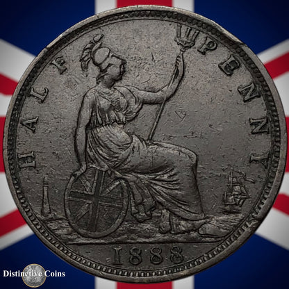 Great Britain 1888 Half Penny 1/2d GB5634