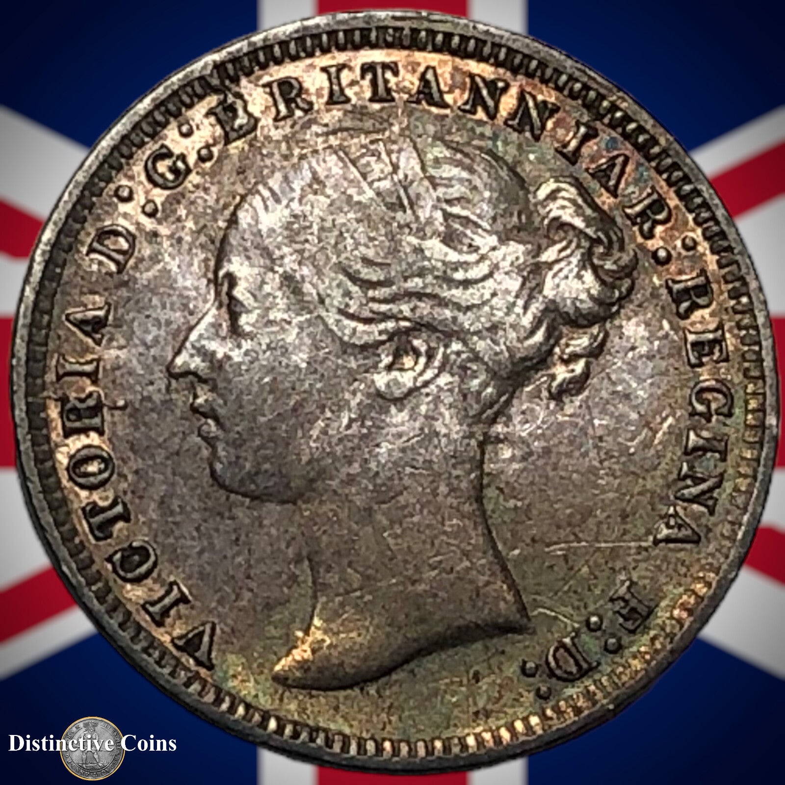 Great Britain 1875 Three Pence GB1873