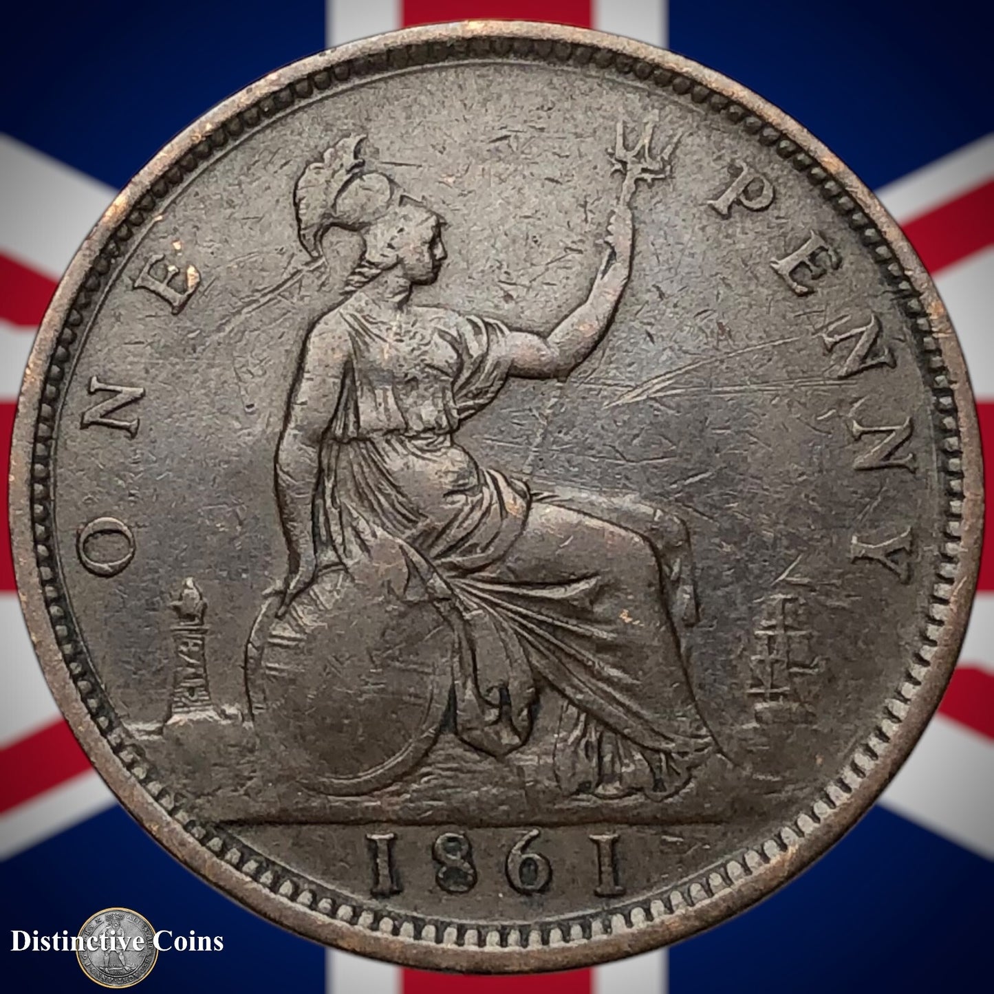 Great Britain 1861 Penny 1d GB6177