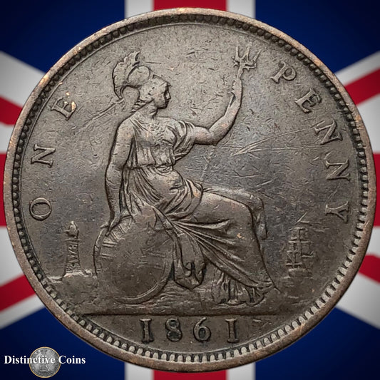 Great Britain 1861 Penny 1d GB6177