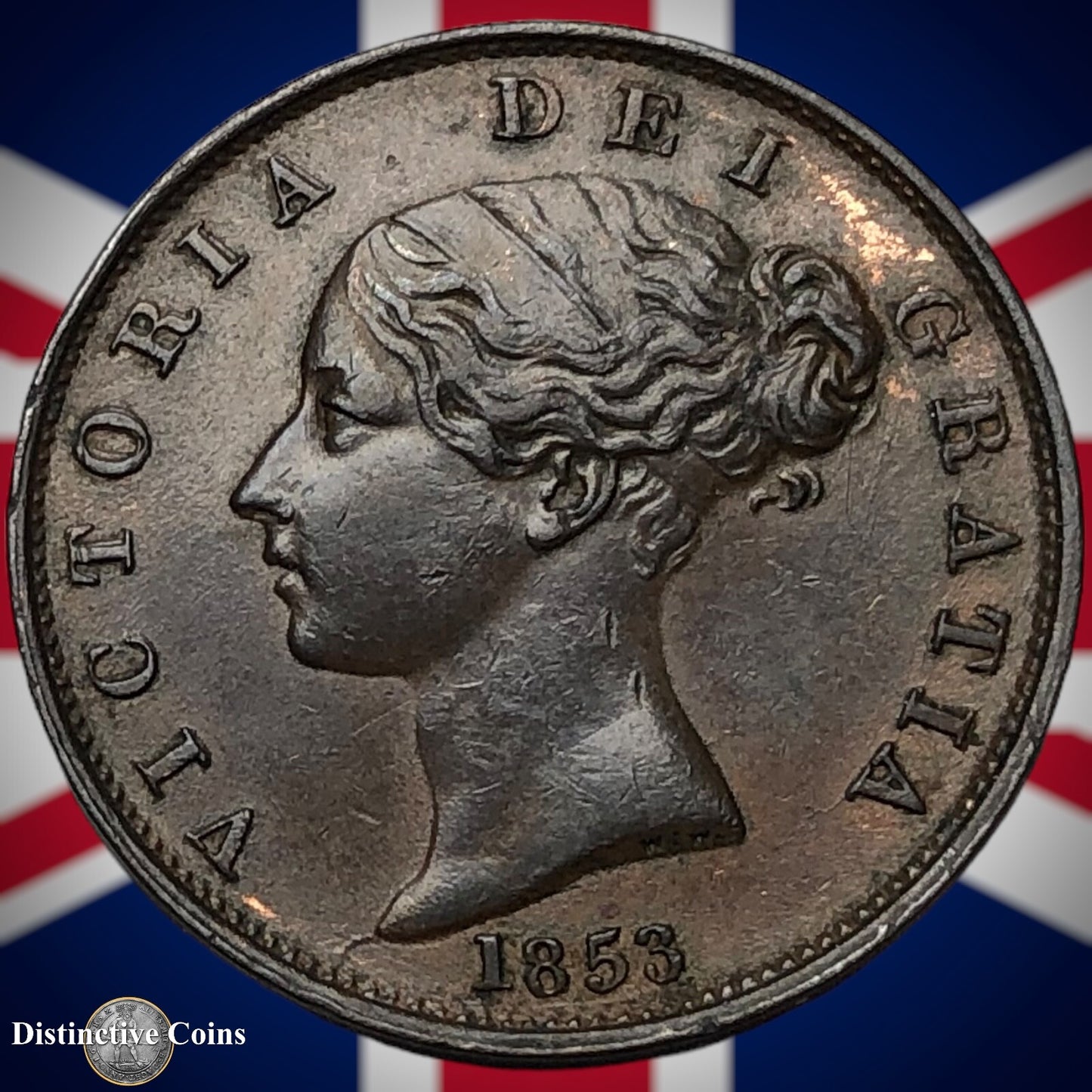 Great Britain 1853 Half Penny 1/2d GB5268