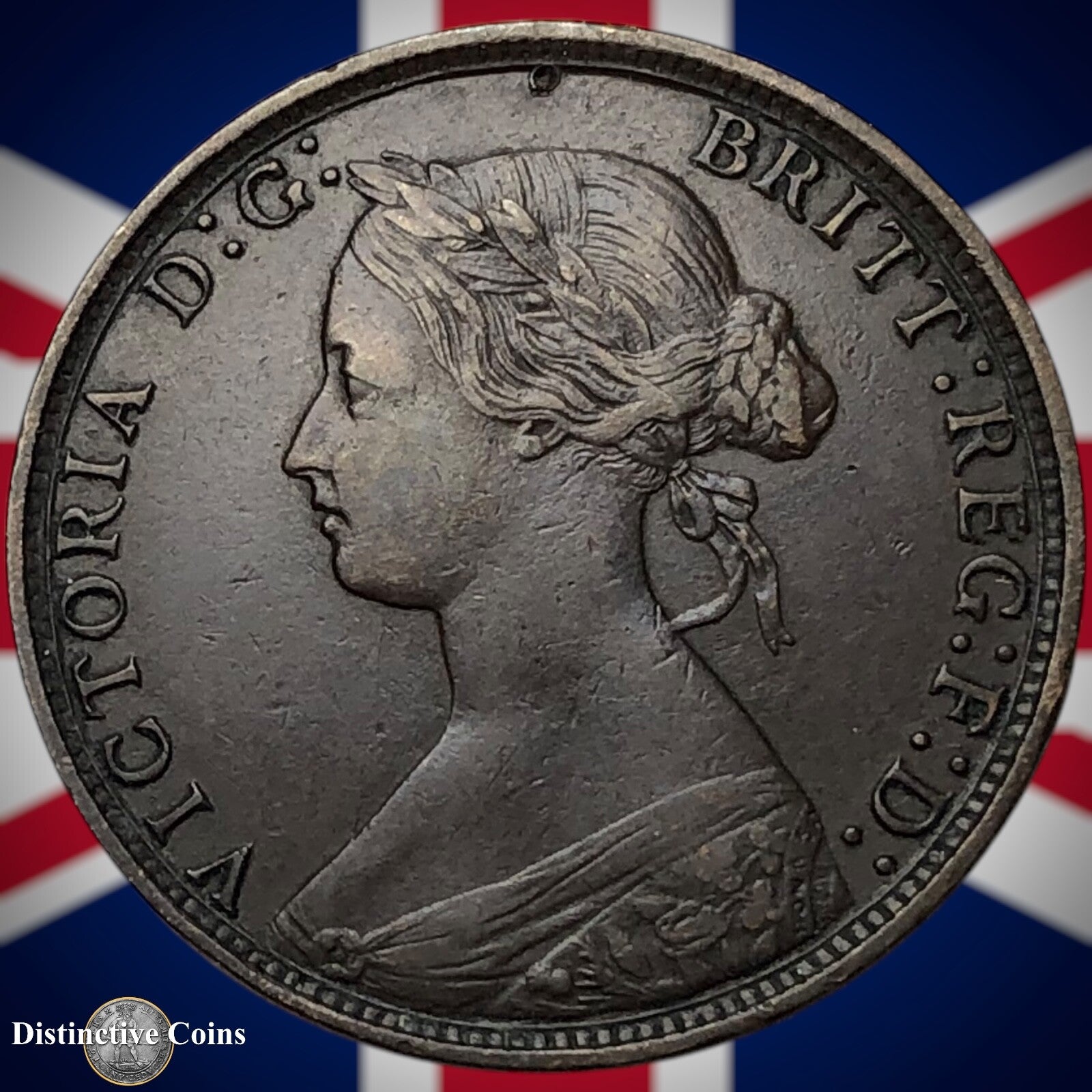 Great Britain 1873 Half Penny 1/2d GB5504