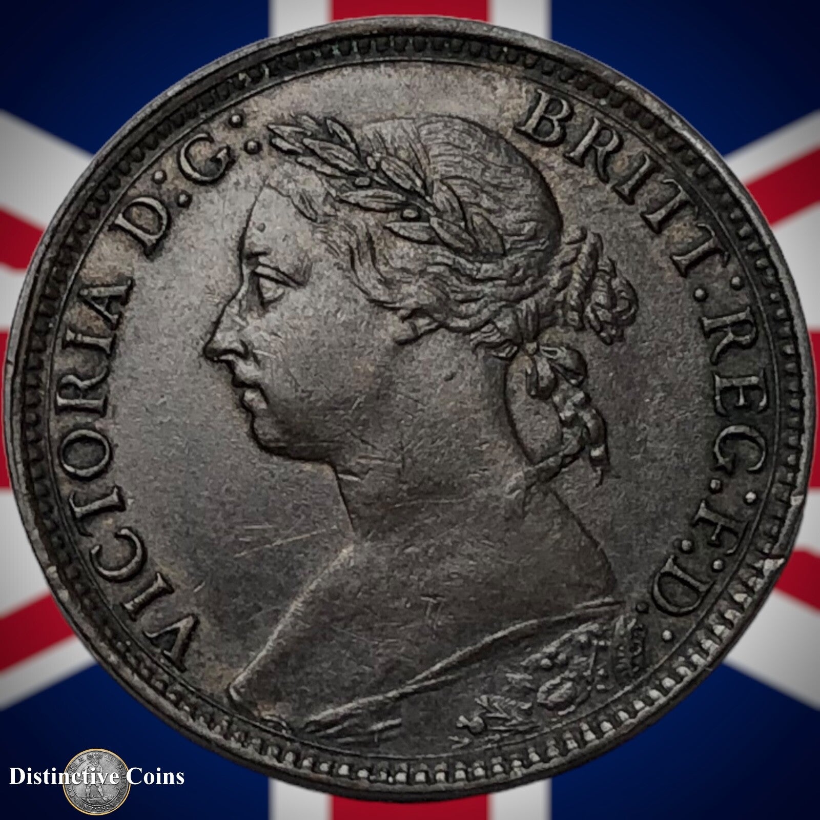 Great Britain 1891 Farthing 1/4d GB4312