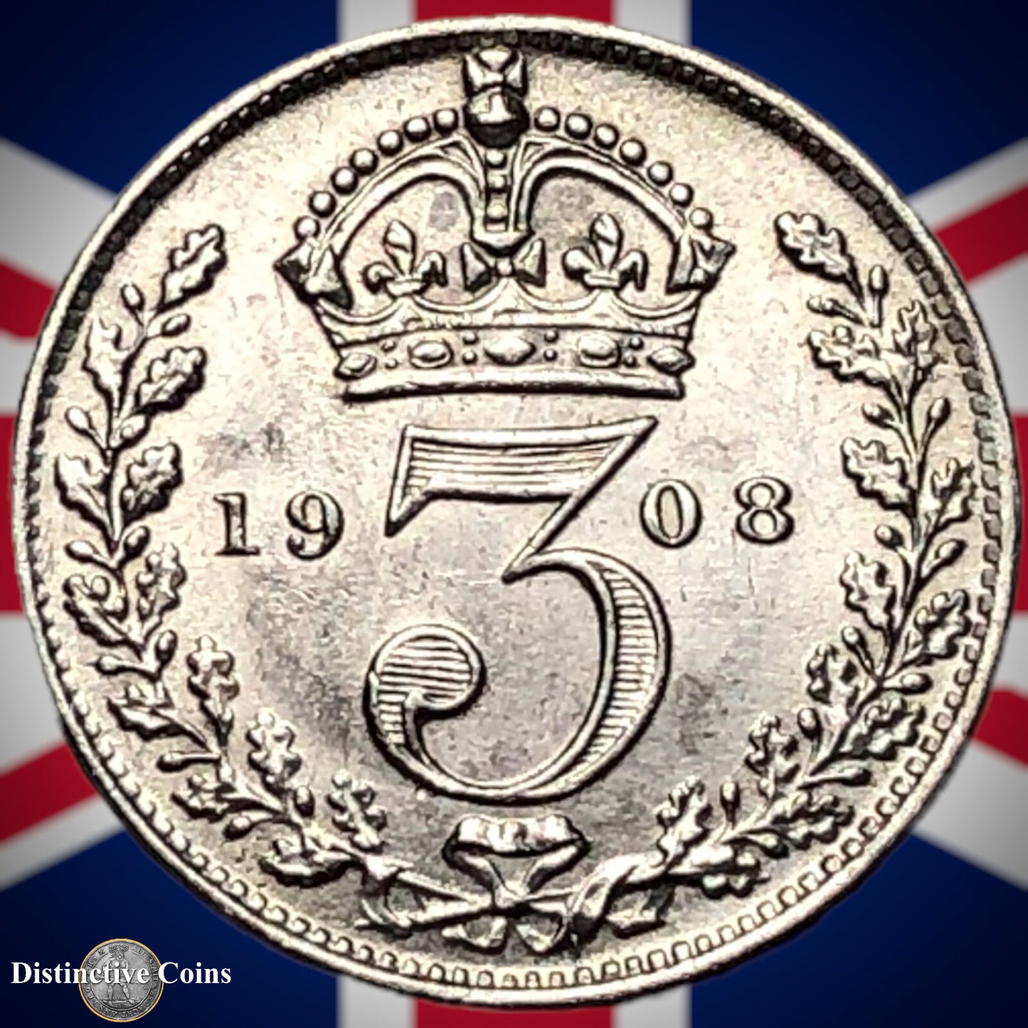 Great Britain 1908 Three Pence GB2121