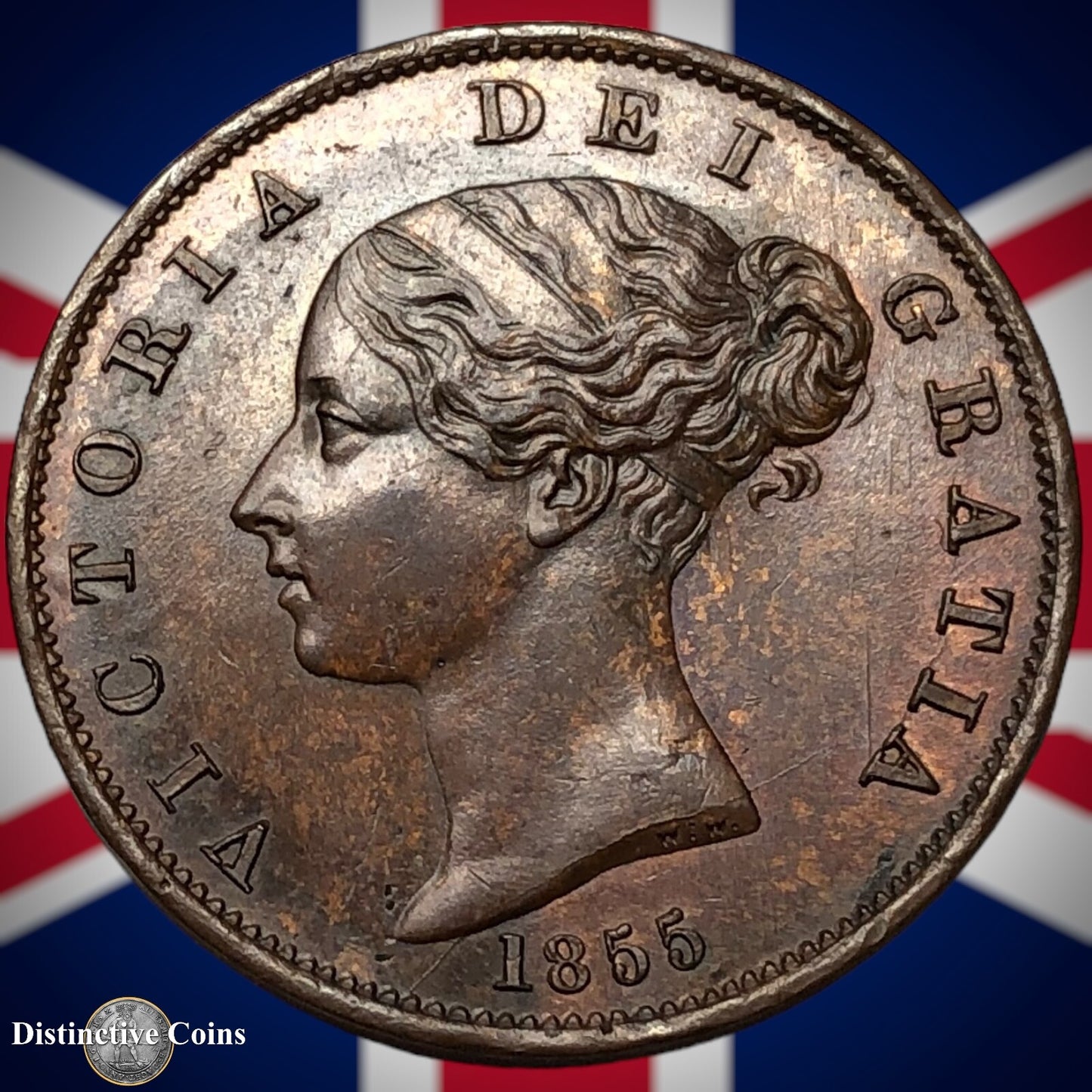 Great Britain 1855 Half Penny 1/2d GB5321