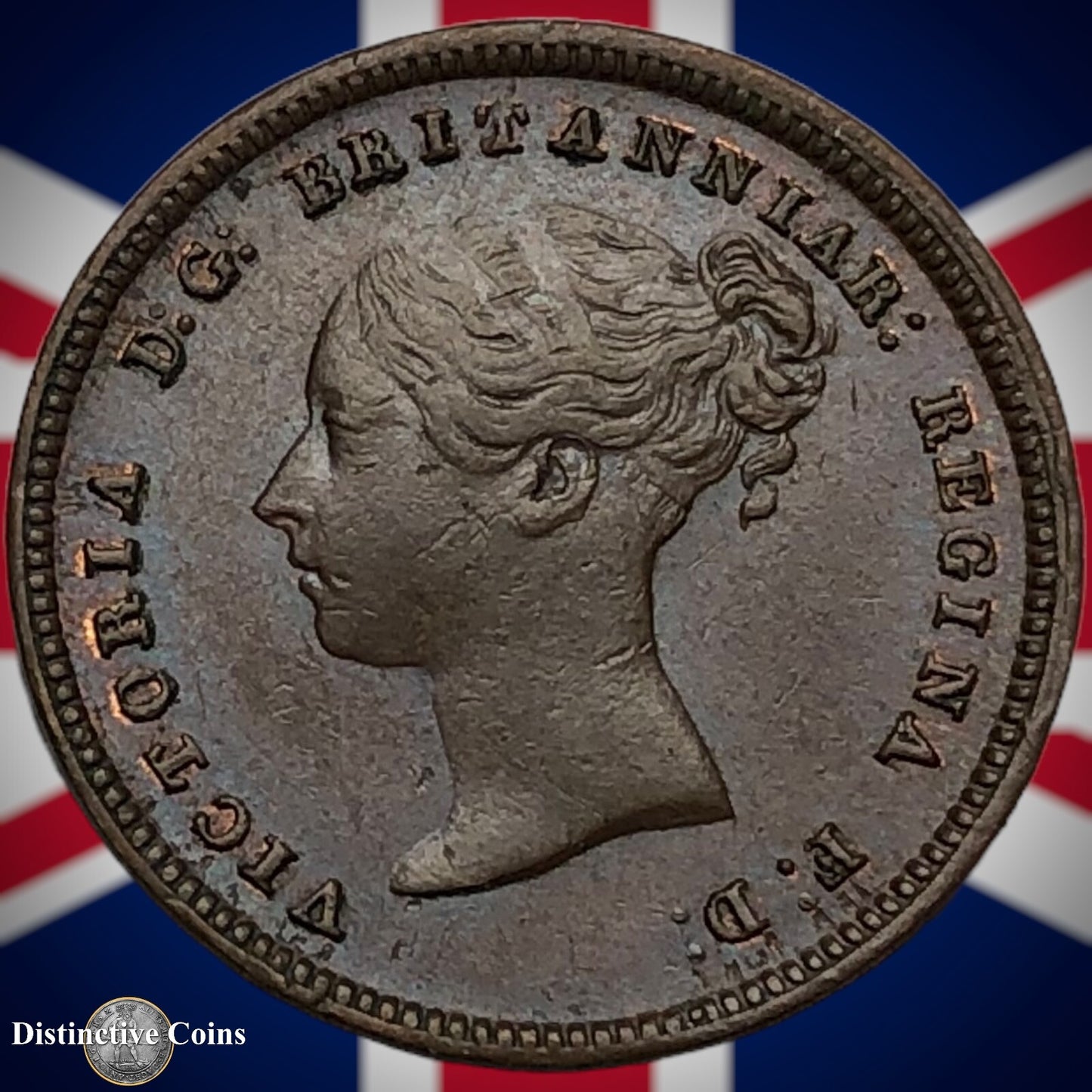 Great Britain 1844 Half Farthing 1/2 Penny GB3109