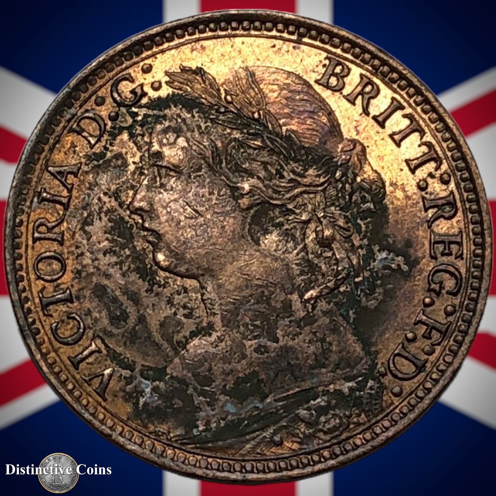 Great Britain 1878 Farthing 1/4d GB3803