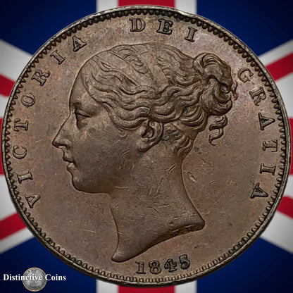 Great Britain 1845 Farthing 1/4d GB3417