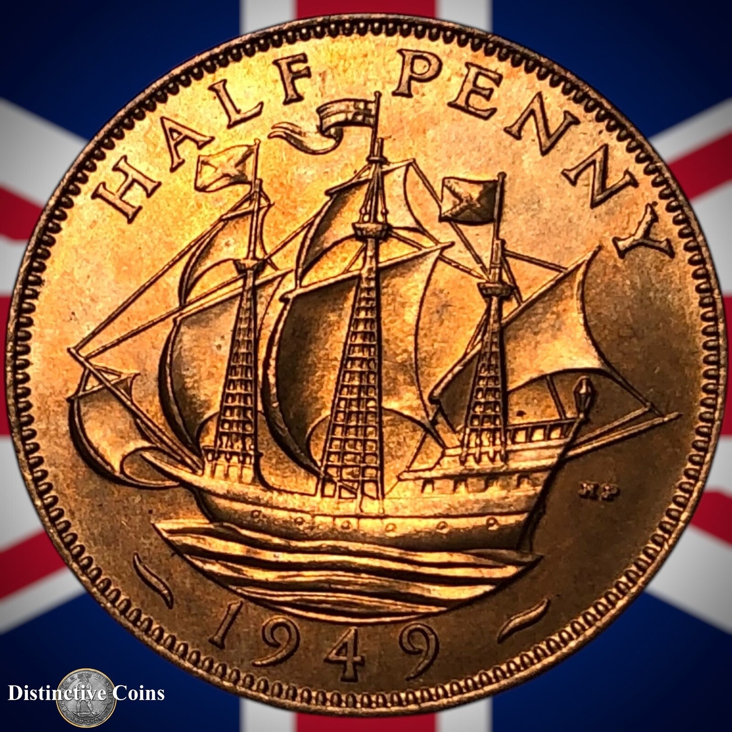 Great Britain 1949 Half Penny 1/2d GB6067