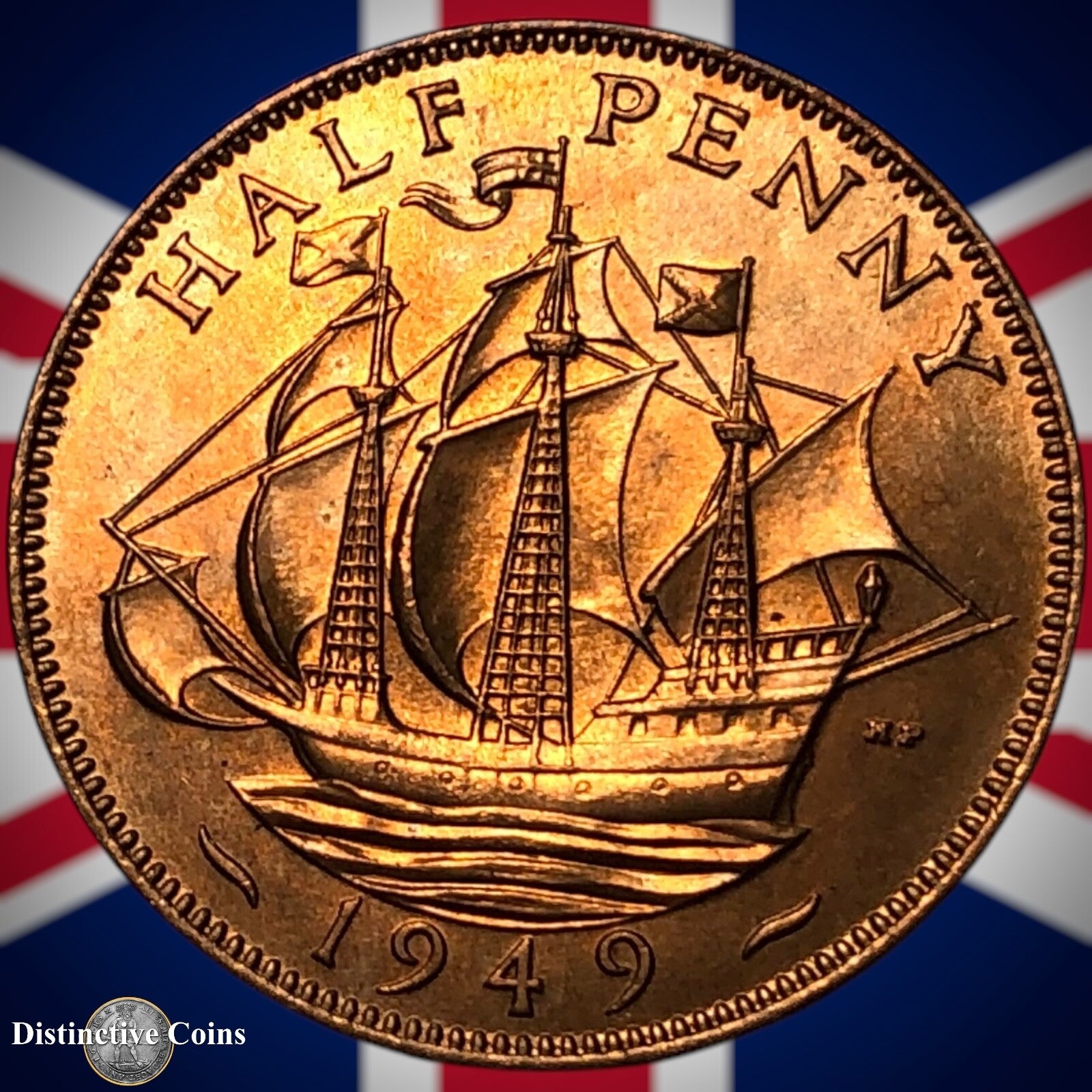 Great Britain 1949 Half Penny 1/2d GB6067