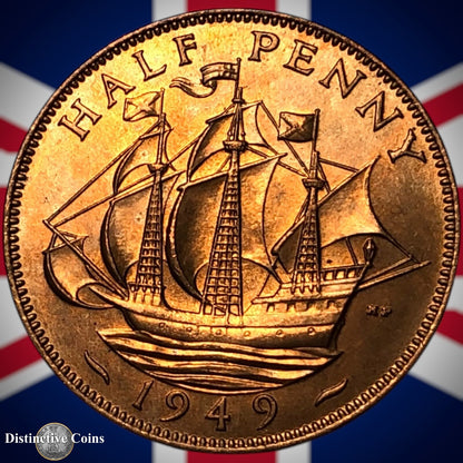 Great Britain 1949 Half Penny 1/2d GB6067