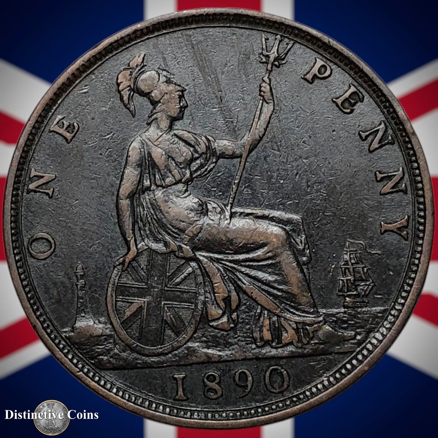 Great Britain 1890 Penny 1d GB6510