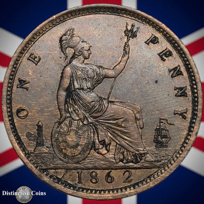 Great Britain 1862 Penny 1d GB6218