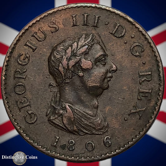 Great Britain 1806 Farthing 1/4d GB3207