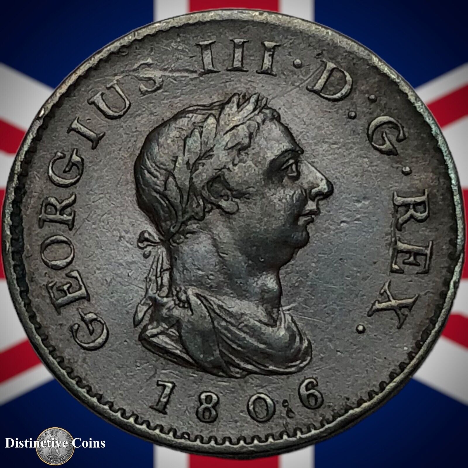 Great Britain 1806 Farthing 1/4d GB3210