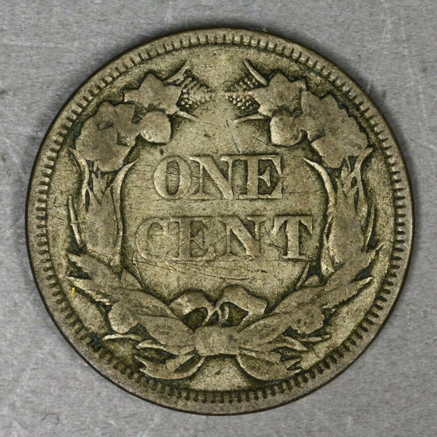 US 1857 Flying Eagle Penny Scratches  A3103