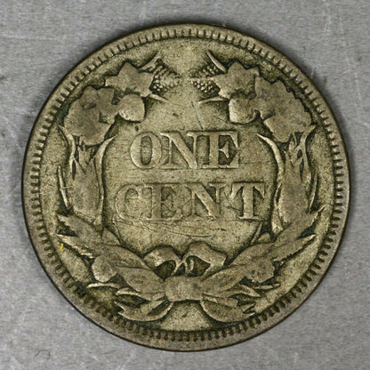 US 1857 Flying Eagle Penny Scratches  A3103