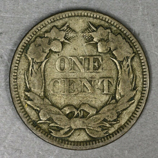 US 1857 Flying Eagle Penny Scratches  A3103