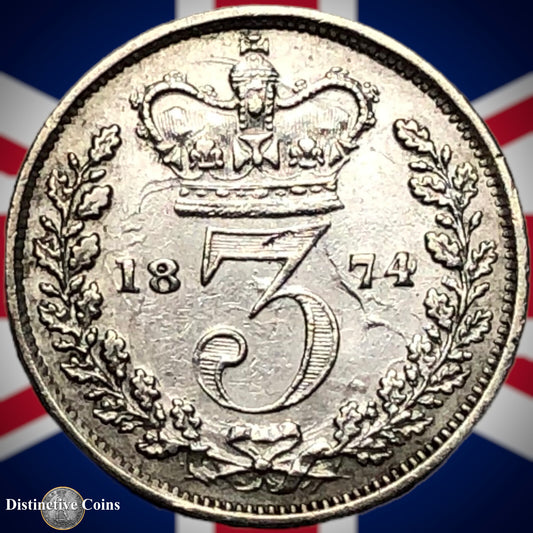 Great Britain 1874 Three Pence GB1865