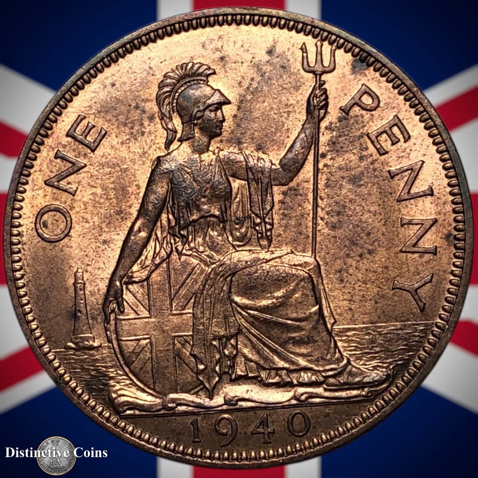 Great Britain 1940 Penny 1d GB7253