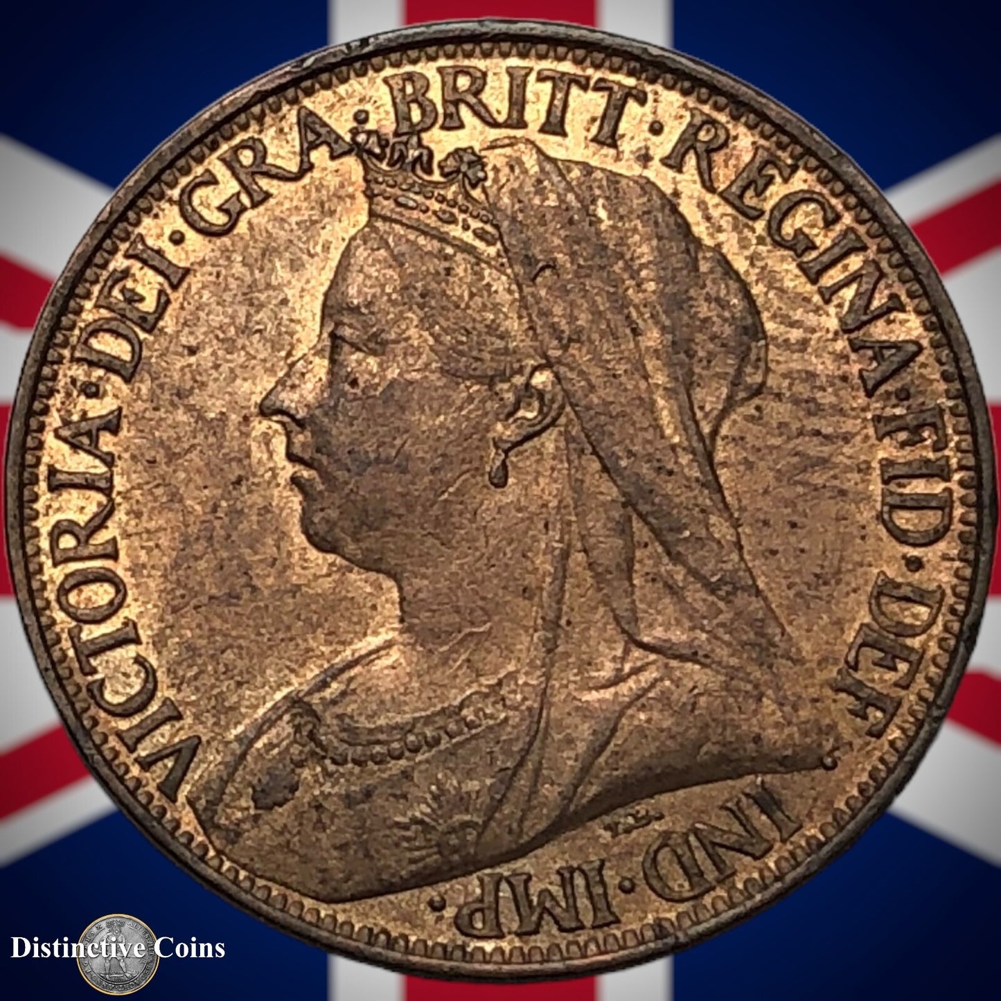 Great Britain 1897 Farthing 1/4d GB4450