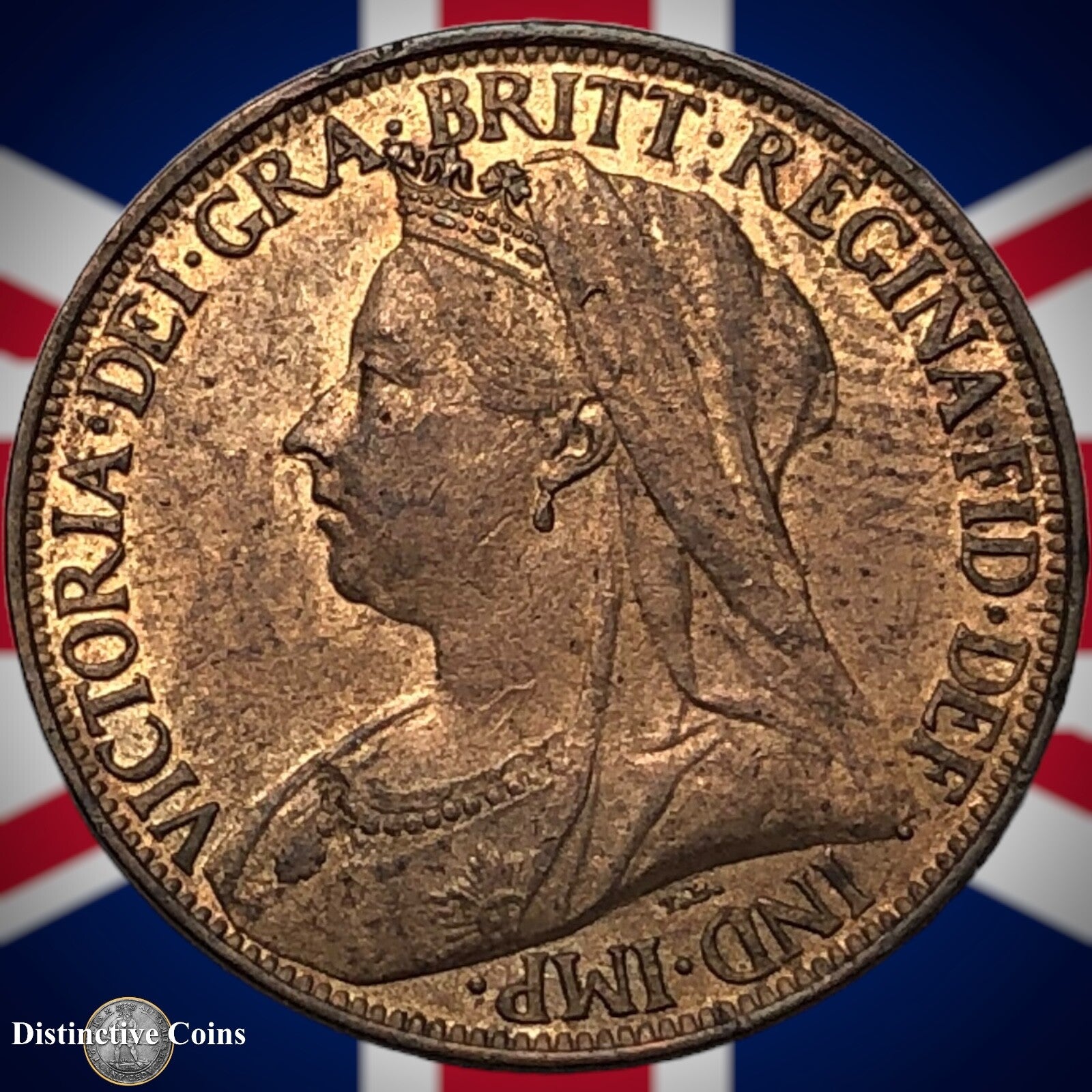 Great Britain 1897 Farthing 1/4d GB4450