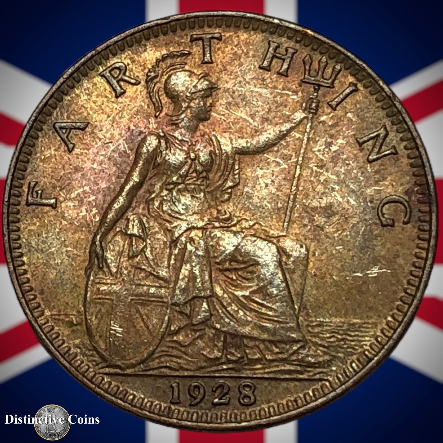 Great Britain 1928 Farthing 1/4d GB4858