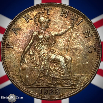 Great Britain 1928 Farthing 1/4d GB4858
