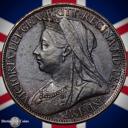 Great Britain 1901 Farthing 1/4d GB4491
