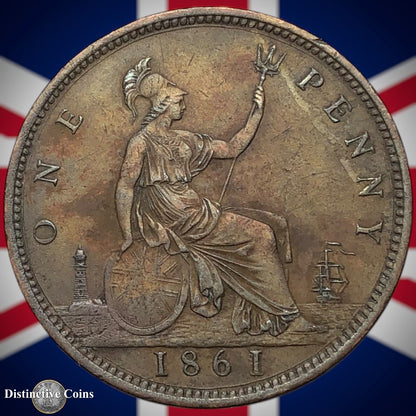 Great Britain 1861 Penny 1d GB6184