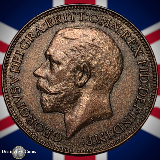 Great Britain 1925 Farthing 1/4d GB4821