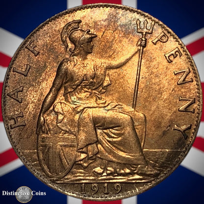 Great Britain 1919 Half Penny 1/2d GB5867