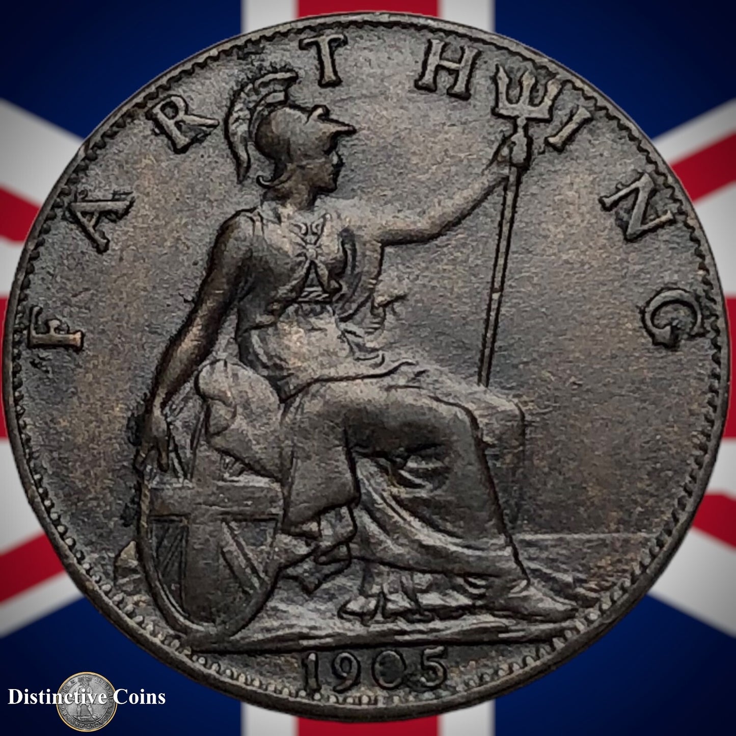 Great Britain 1905 Farthing 1/4d GB4576