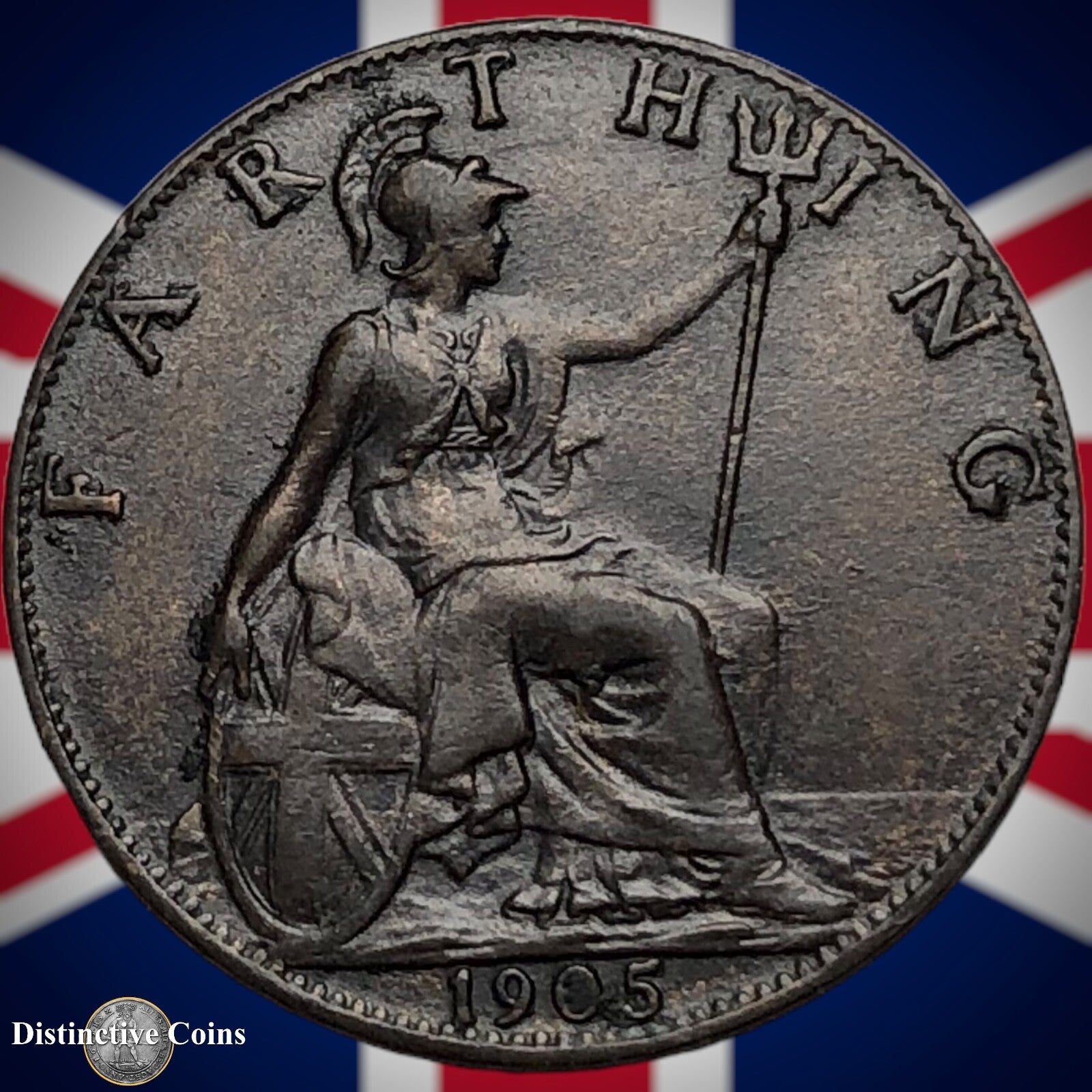 Great Britain 1905 Farthing 1/4d GB4576