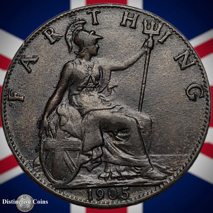 Great Britain 1905 Farthing 1/4d GB4576