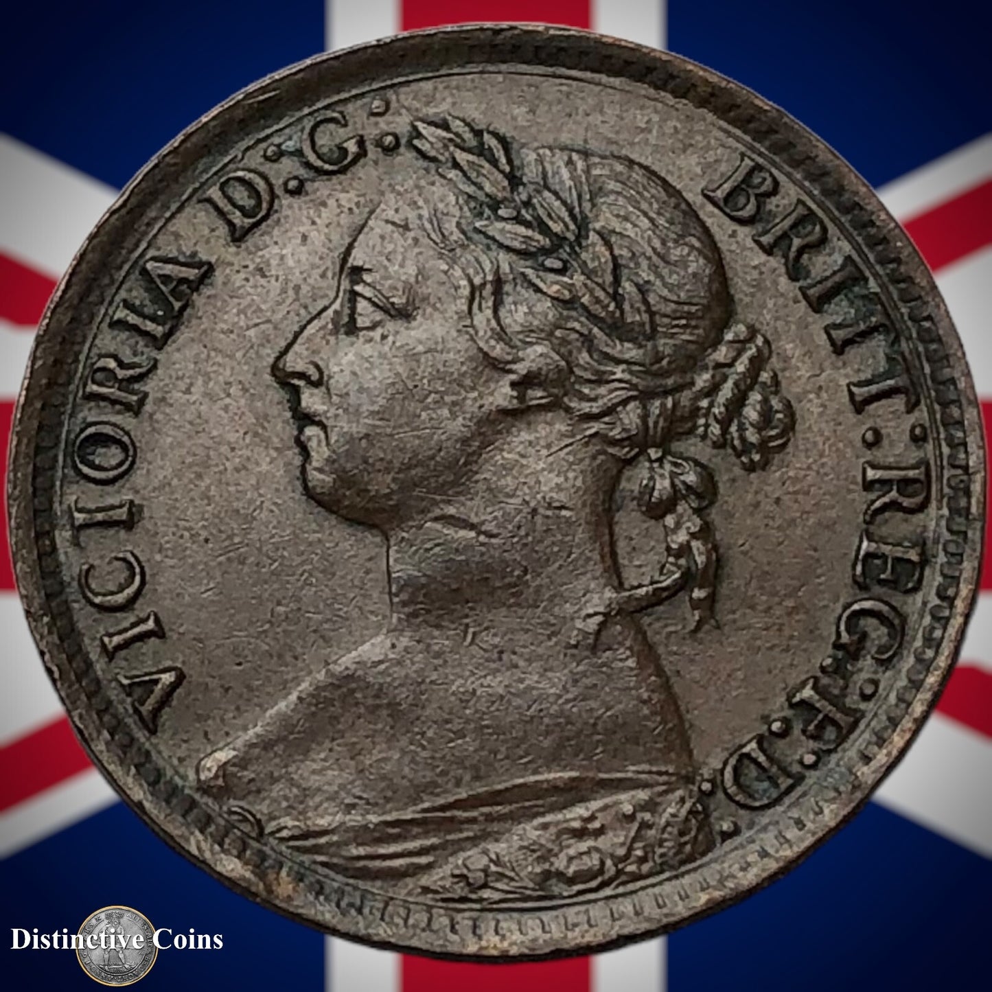 Great Britain 1884 Farthing 1/4d GB4089