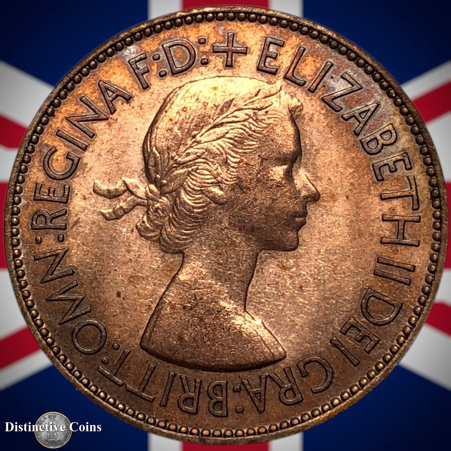 Great Britain 1953 Penny 1d GB7358