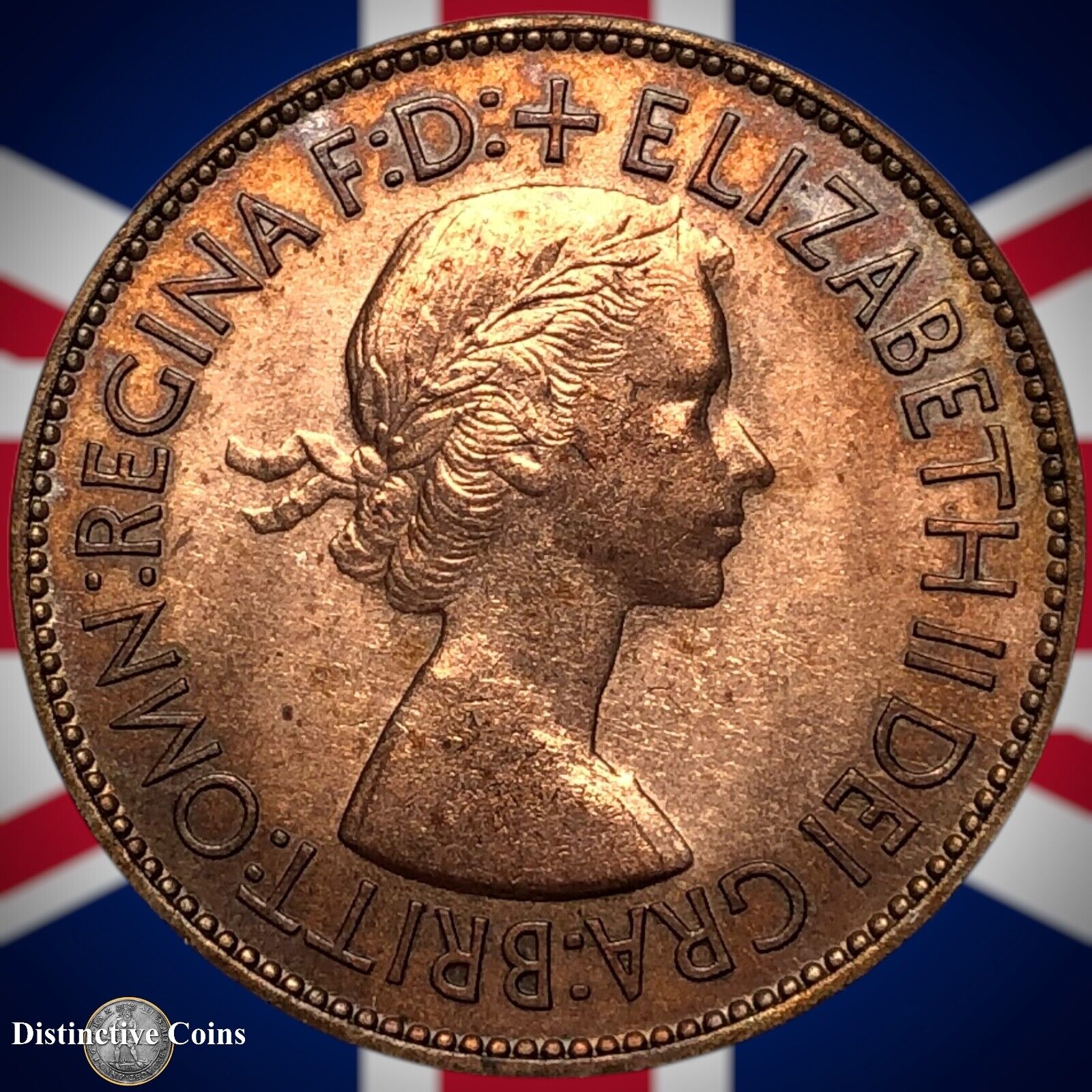 Great Britain 1953 Penny 1d GB7358