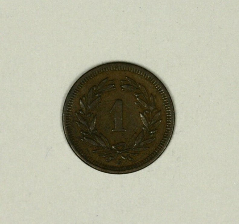 Switzerland  Rappen 1872 AU  A946