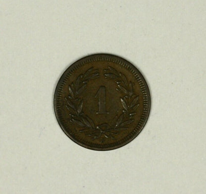 Switzerland  Rappen 1872 AU  A946
