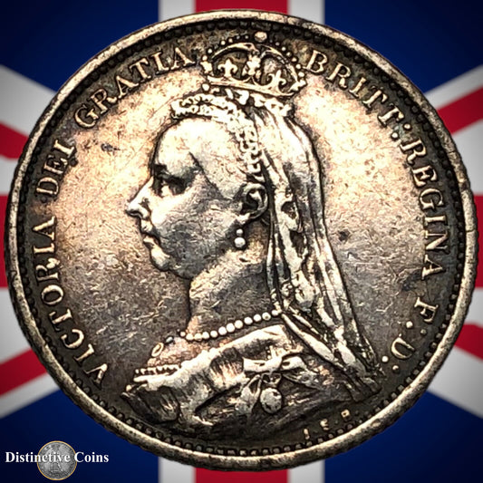 Great Britain 1887 Six Pence GB2646