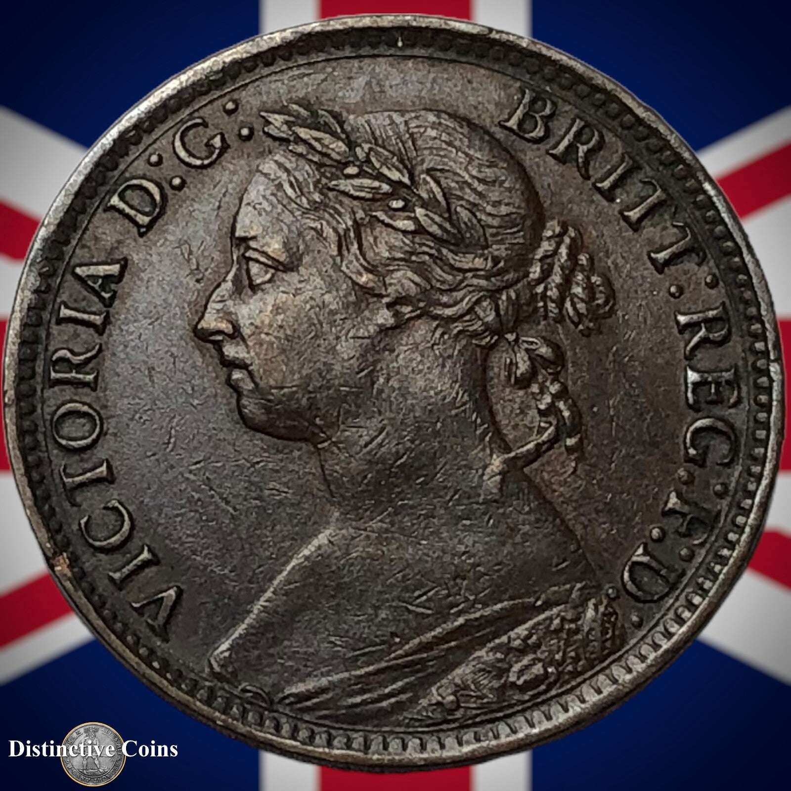 Great Britain 1886 Farthing 1/4d GB4199