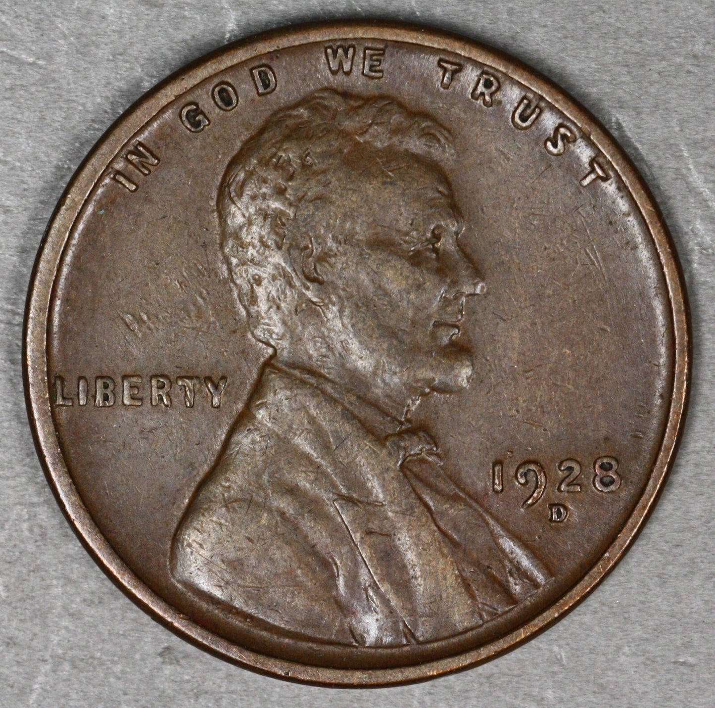 US 1928 D Lincoln Wheat Penny  A3289